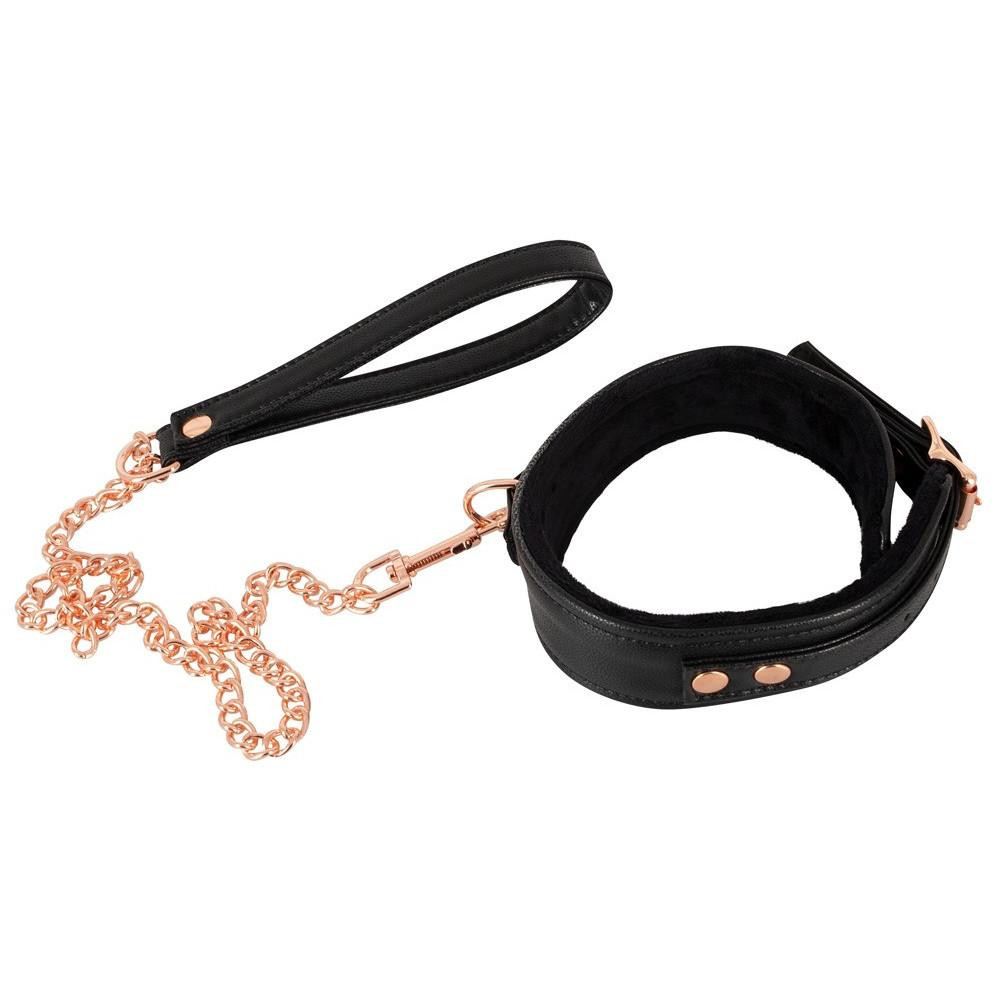 Bad Kitty Нашийник з повідцем  Collar black (24932761001) - зображення 1