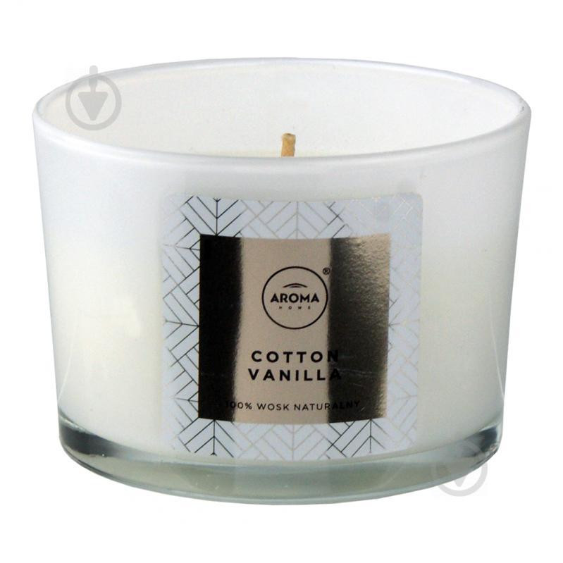 AROMA HOME Свеча ароматическая Cotton Vanilla (5902846836650) - зображення 1