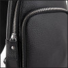 TIDING BAG Мужская сумка-слинг кожаная  A25F-5058A Черная - зображення 5