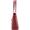 Grande Pelle Червона жіноча сумка-шоппер із гладкої шкіри з довгими ручками  (19073) - зображення 10