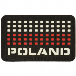 M-Tac Flag Poland Laser Cut - Чорний Білий/Червоний (51006102)