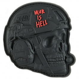   M-Tac Пластир  War is Hell 3D PVC Black (51328002)