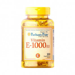   Puritan's Pride Vitamin E-1000 IU 100 Softgels