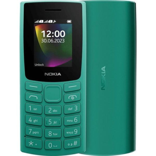 Nokia 106 DS 2023 Emerald Green (1GF019BPJ1C01) - зображення 1