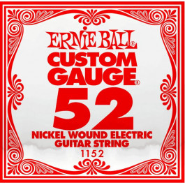 Ernie Ball Струна 1152 Nickel Wound Electric Guitar String .052
