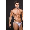 Envy Men's Wear Чоловічі труси стрінги з смугастим принтом , білі, M/L (22485 /BLE080-WHT) - зображення 1