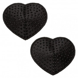   California Exotic Novelties Прикраси для сосків Radiance Heart Pasties, чорні