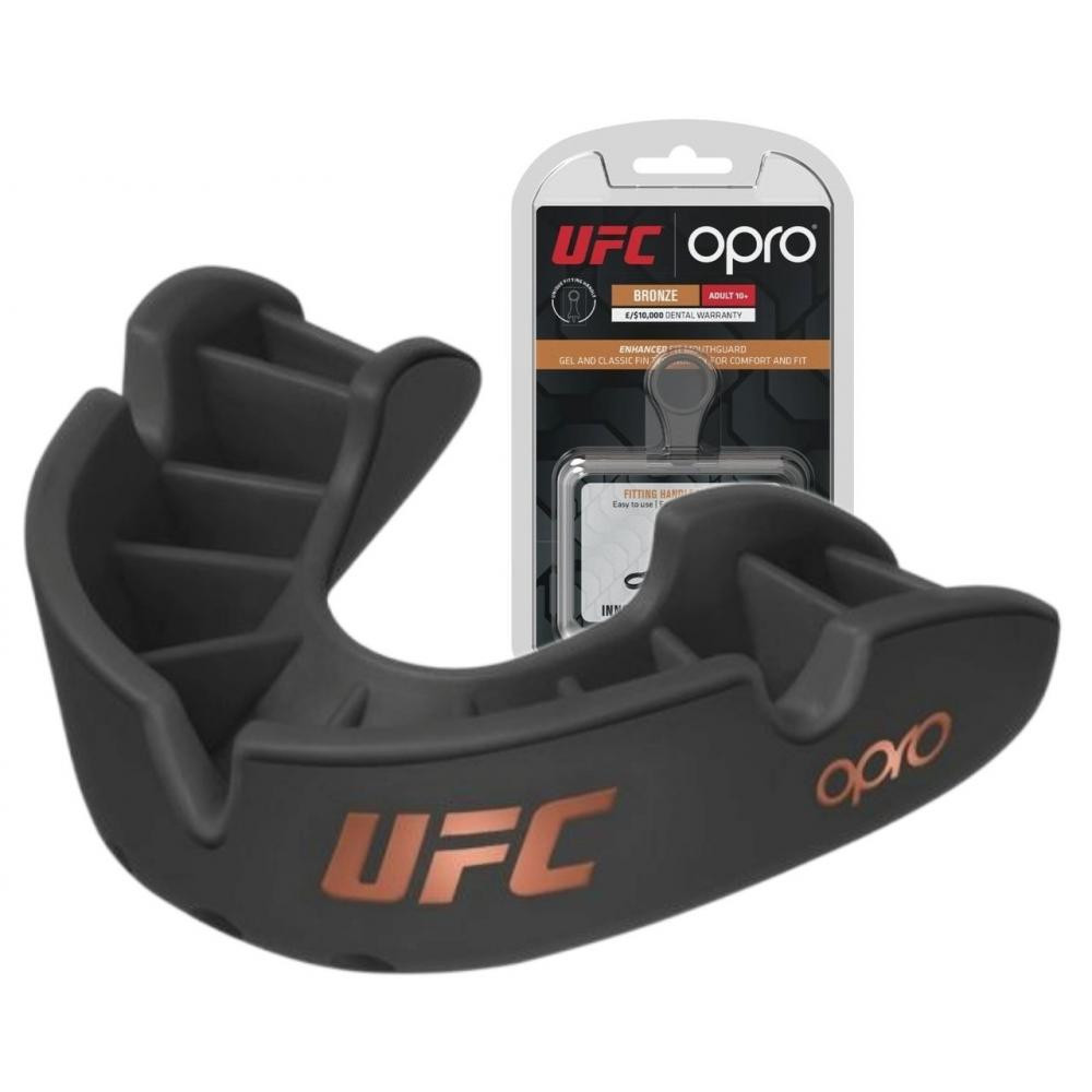 Opro UFC Bronze Level Adult Mouthguard Black (102512001) - зображення 1