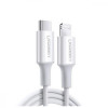 UGREEN US171 Type-C to Lightning MFi PD 18W 1.5m White  (60748) - зображення 1