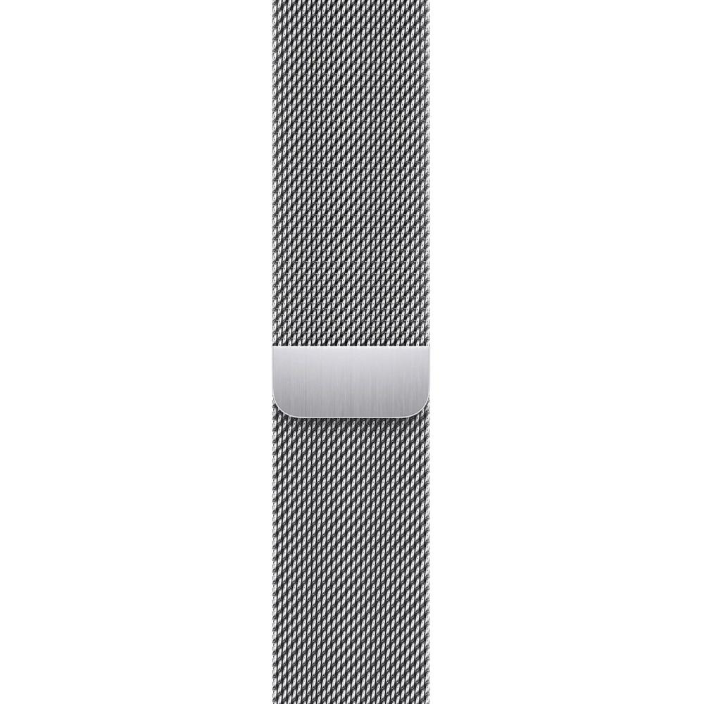 Apple Ремінець Apple Milanese Loop Silver (MTJR3) для Apple Watch 42mm/44mm/45mm - зображення 1