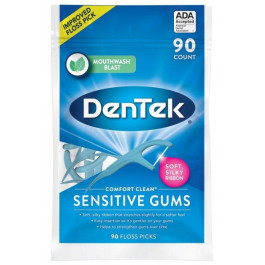 DenTek Флосс-зубочистки Комфортное очищение  90 шт (047701000922) (2.0007)