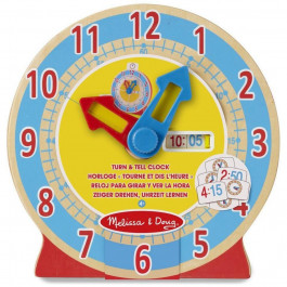 Melissa&Doug Деревянные умные часы (MD14284)