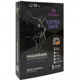 Palladium Ошейник от блох и клещей Extra Safe для кошек и собак мелких пород 35 см Оранжевый (4820150206109)