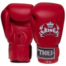 Top King Рукавички боксерські шкіряні Ultimate TKBGUV / розмір 12oz, червоний