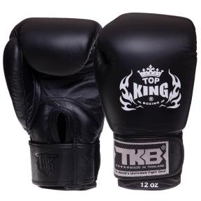 Top King Рукавички боксерські шкіряні Ultimate TKBGUV / розмір 18oz, чорний - зображення 1