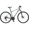 GT Bicycles Transeo Comp 28" 2023 / рама 38см gloss wet cement w/battleship gray&aqua - зображення 2