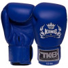 Top King Рукавички боксерські шкіряні Ultimate TKBGUV / розмір 14oz, синій - зображення 1