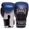 Top King Рукавички боксерські шкіряні Super Star TKBGSS-01 / розмір 18oz, чорний/синій - зображення 1