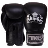 Top King Рукавички боксерські шкіряні Super Air TKBGSA / розмір 8oz, чорний - зображення 1