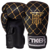 Top King Рукавички боксерські шкіряні Chain TKBGCH / розмір 8oz, чорний/золотий - зображення 1
