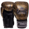 Top King Боксерські рукавички шкіряні Super Snake TKBGSS-02 / розмір 8oz, чорний/золотий - зображення 1