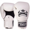 Top King Рукавички боксерські шкіряні Ultimate Air TKBGAV / розмір 14oz, білий - зображення 1