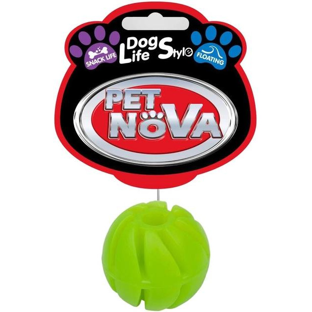 Pet Nova Іграшка для собак  SnackBall Vannila М'яч каучуковий 4 см (RUB-SNACKBALL-S) - зображення 1