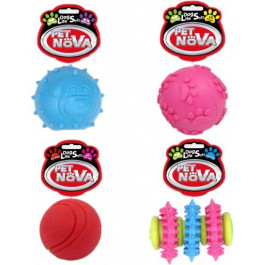 Pet Nova Набор игрушек для собак  Разноцветные мячики (TPR-COLORBALL)