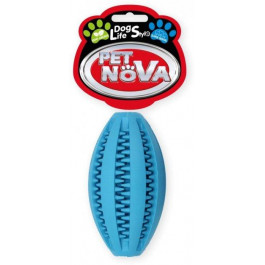 Pet Nova Игрушка для собак  Мяч регби SuperDent  11 см (RUB-DENTALRUGBY-BL) (5904378732288)