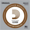 D'Addario Струна PB023 Phosphor Bronze .023 - зображення 1