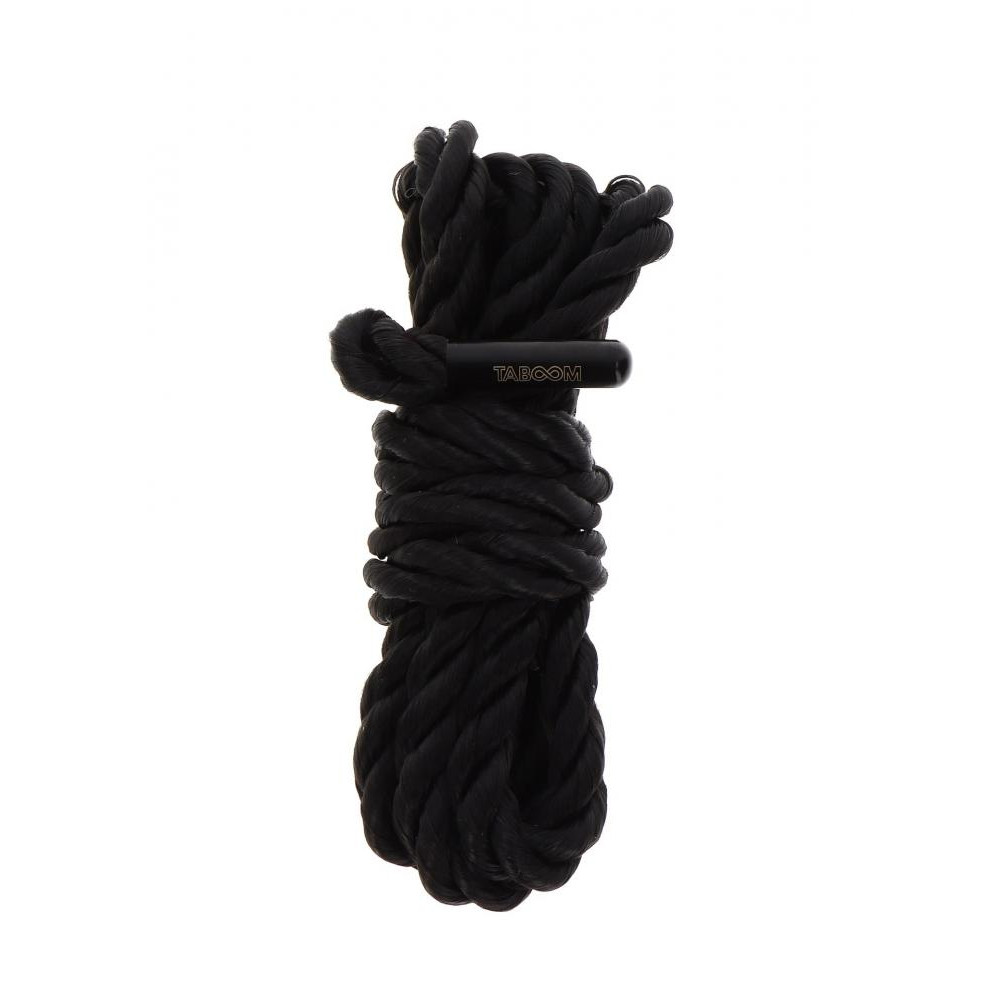 Taboom Мотузка Bondage Rope 1.5 meter 7 mm Чорна (17248/Black) - зображення 1