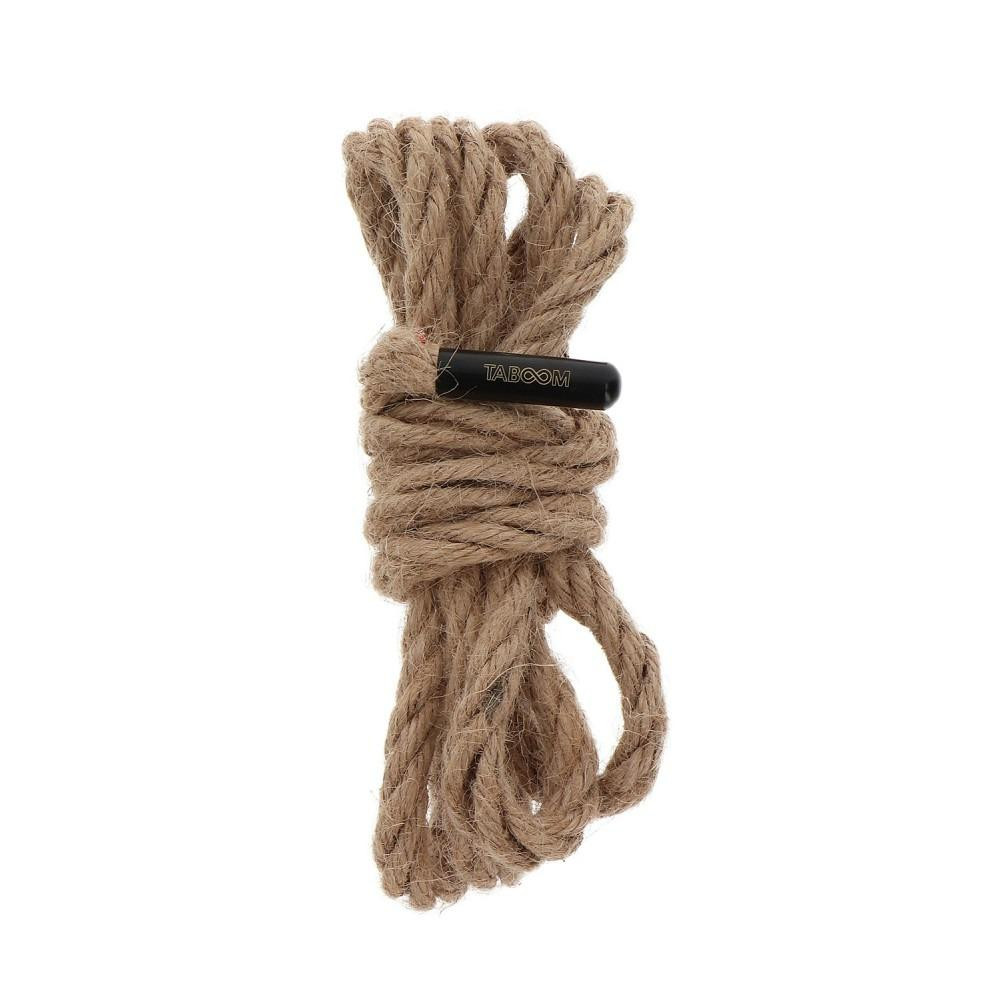 Taboom Мотузка для зв'язування конопляна  Hemp Rope, 1.5 метра, 7 мм (TB17249) - зображення 1