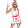 Leg Avenue Вініловий костюм медсестри  Vinyl ER Hottie S (SO8539) - зображення 1