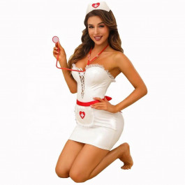 JSY Sexy Lingerie Еротичний костюм медсестри  8303 One Size (SX0391)