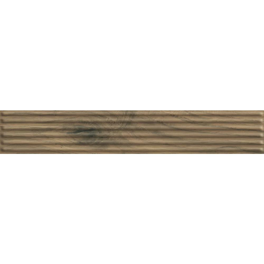 Paradyz Carrizo Wood Stripes Mix Glad str 6,6*40 см коричнева - зображення 1