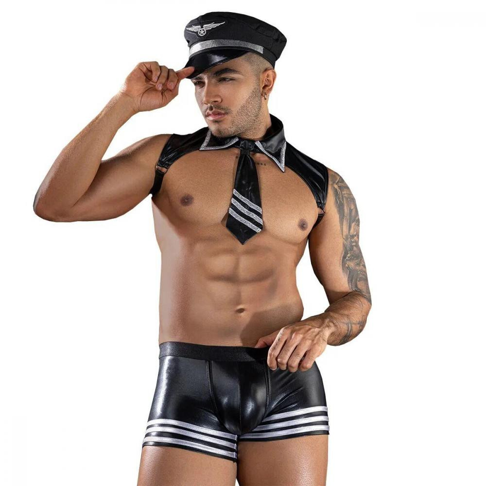 JSY Sexy Lingerie Чоловічий еротичний костюм поліцейського  9103 One Size (SX0427) - зображення 1