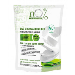 nO% green home Еко гель для миття посуду  Duo-Pack з яблучним оцтом 500 мл (6184) (4823080006184)