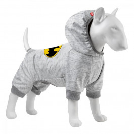 WAUDOG Комбинезон для собак   Clothes, рисунок "Бэтмен лого", софтшелл, L50, B 65-72 см, С 42-48 см (311-20