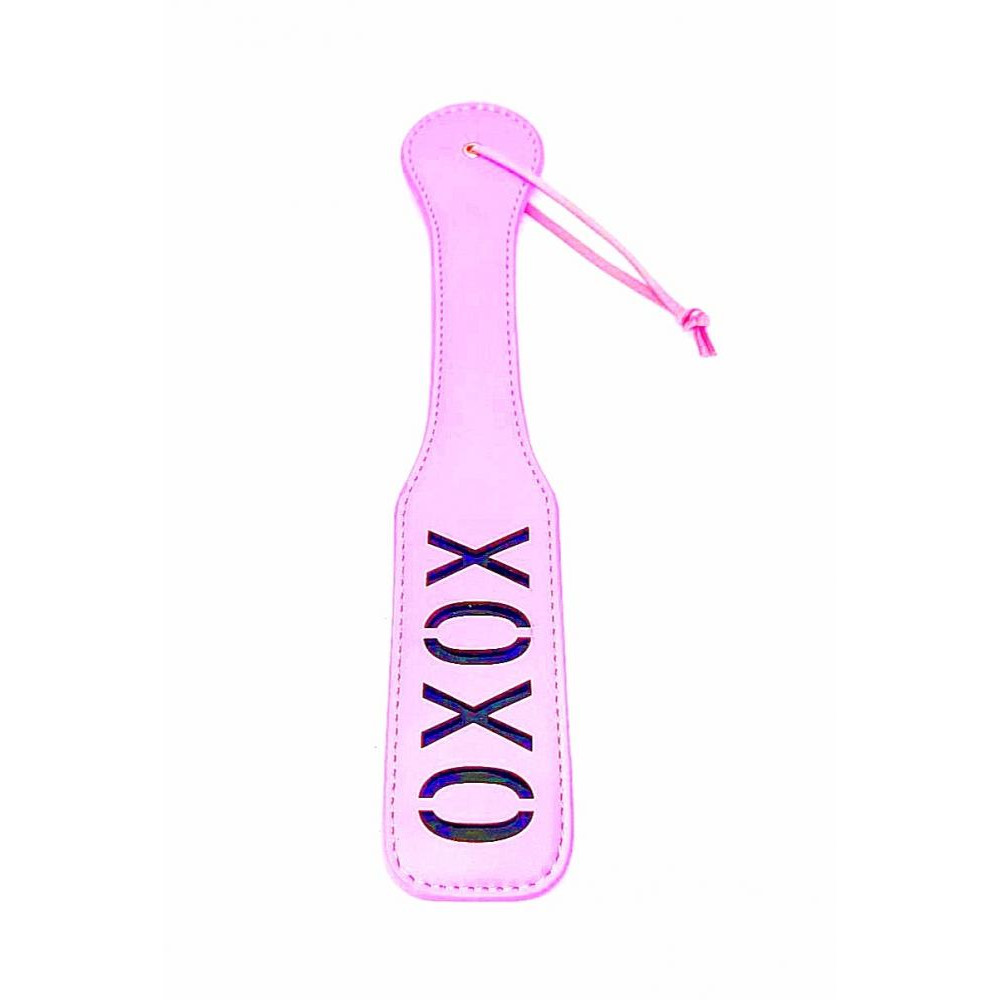 DS Fetish Шльопалка рожева овальна OXOX PADDLE 31,5 см (281312001) - зображення 1