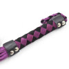 DS Fetish Флогер шкіра leather  flogger Purple Black 38 cm (292301045) - зображення 3