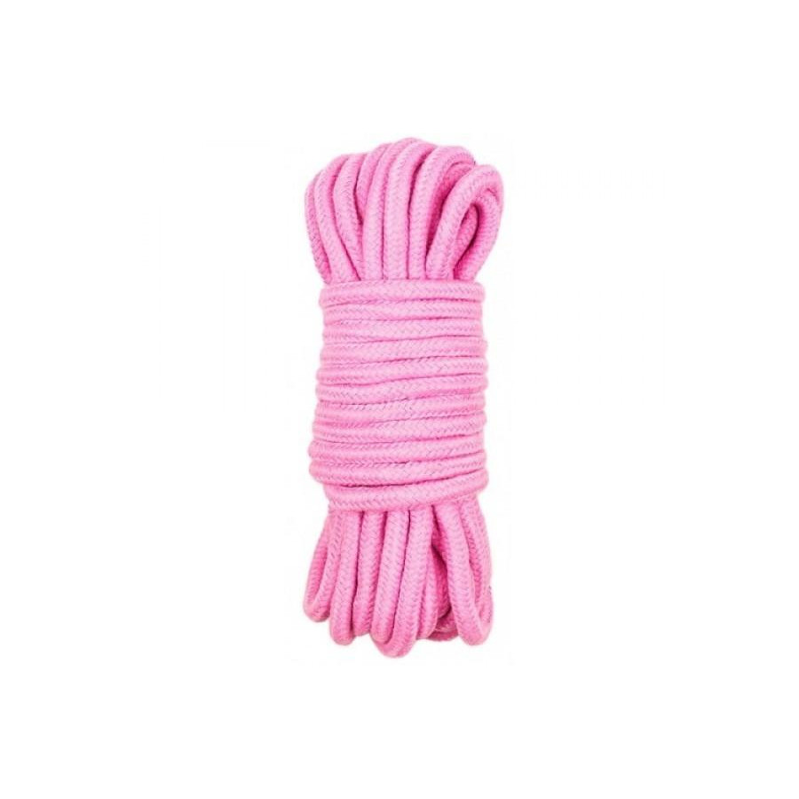 DS Fetish Мотузка для зв&#39;язування 10 метрів, рожева (361310011) - зображення 1