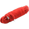 DS Fetish Мотузка для зв&#39;язування 10 метрів, наконечники метал, червона (362020011) - зображення 1