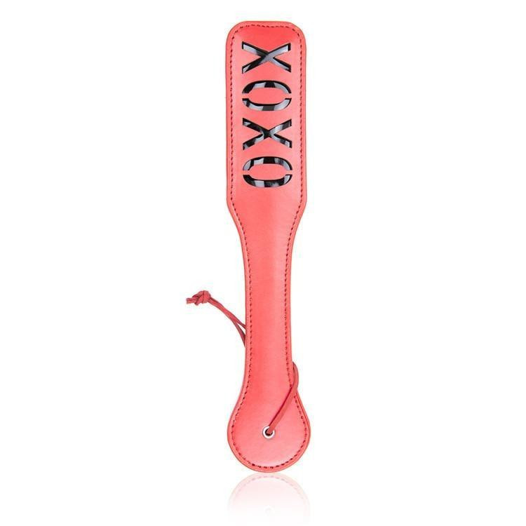 DS Fetish Шльопалка червона овальна OXOX PADDLE 31,5 см (282019001) - зображення 1