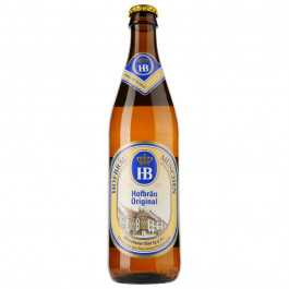 Hofbrau Пиво  Original світле, 5,1%, 0,5 л (469137) (4005686001095)