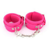 DS Fetish Силіконові наручники Silicone hand cuff pink (251300154) - зображення 2