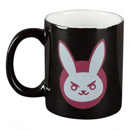   J!NX Кружка Overwatch D.Va Ceramic Mug-N / A-Black / Pink 325 мл (JINX-7857BKPN)