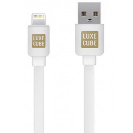 Luxe Cube Lightning to USB for iPhone White 1m (7775557575228)