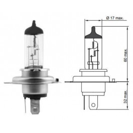   Tesla H4 +100% More Light 12V 60/55W B40401