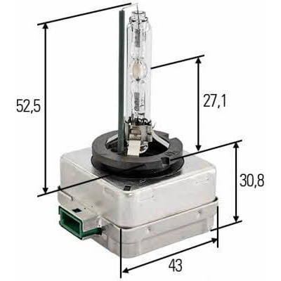 Hella D3S 42В 35Вт 4300K (8GS009028311) - зображення 1