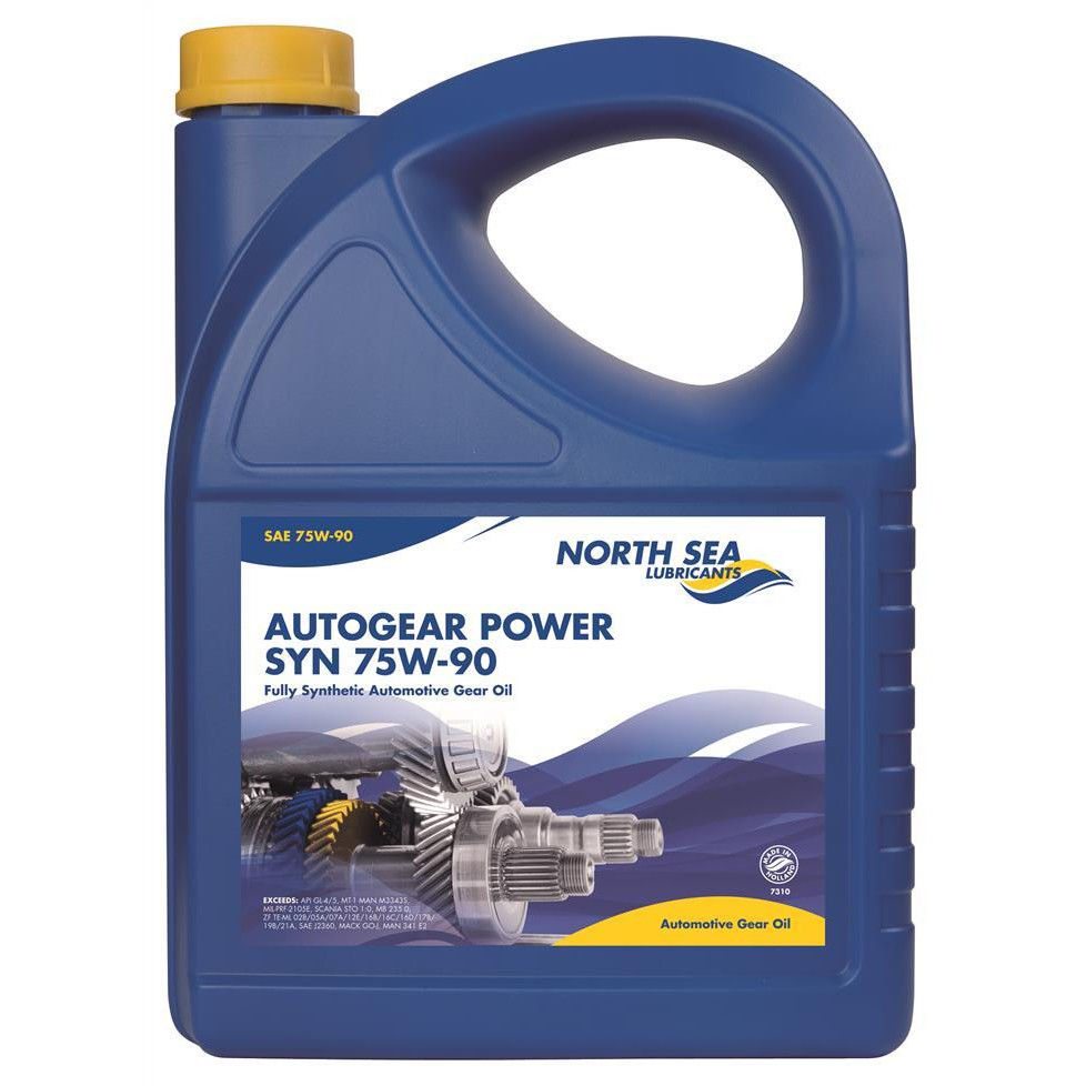 North Sea lubricants AUTOGEAR POWER SYN 75W-90 5л - зображення 1